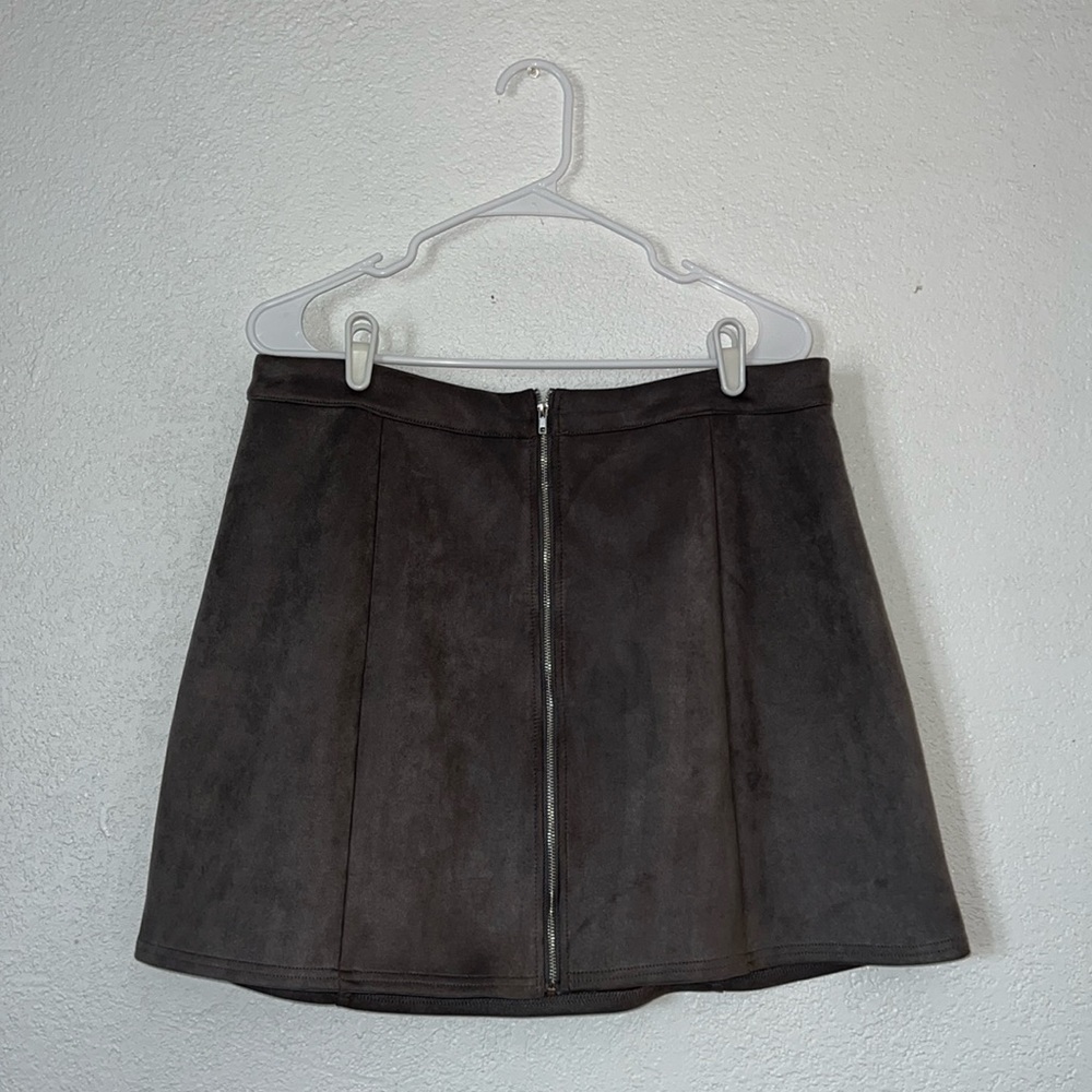 Suede Skirt